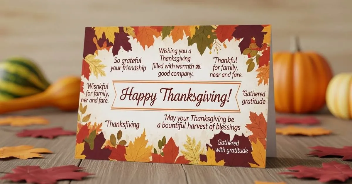 Happy Thanksgiving Quotes for Friends and Family