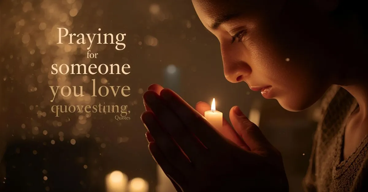 praying for someone you love quotes