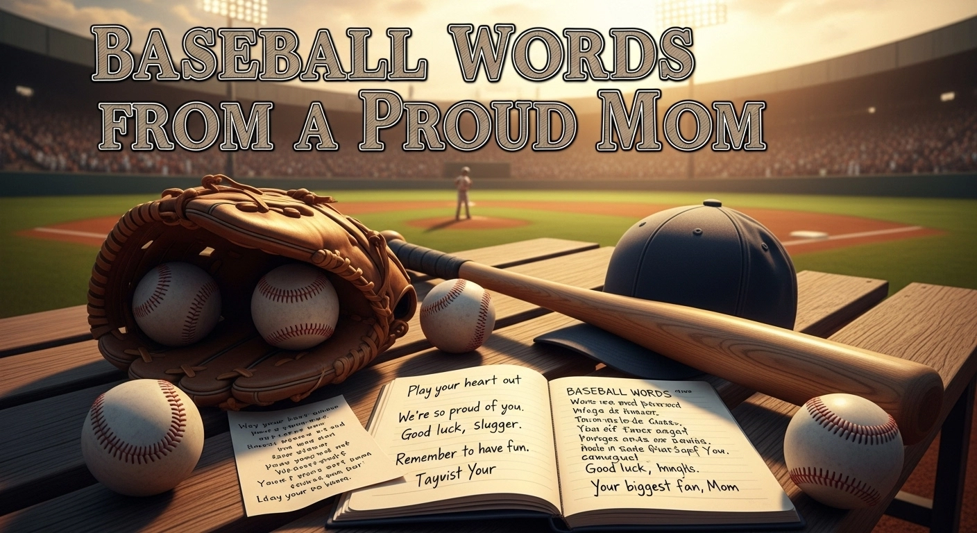 Baseball Words from a Proud Mom