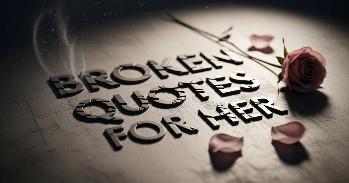 Broken Quotes for Her