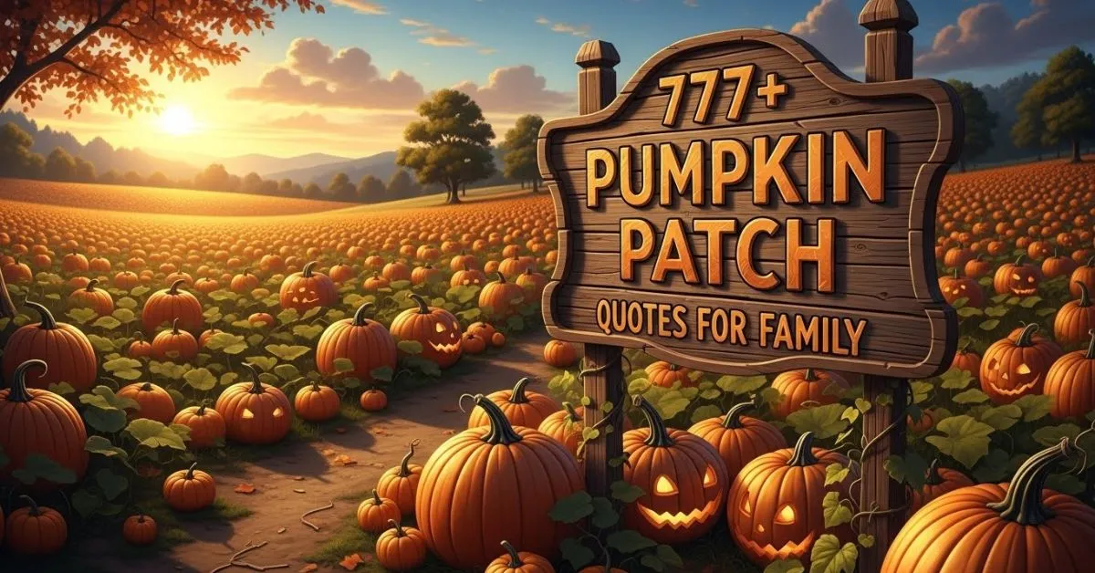 Pumpkin Patch Quotes for Family