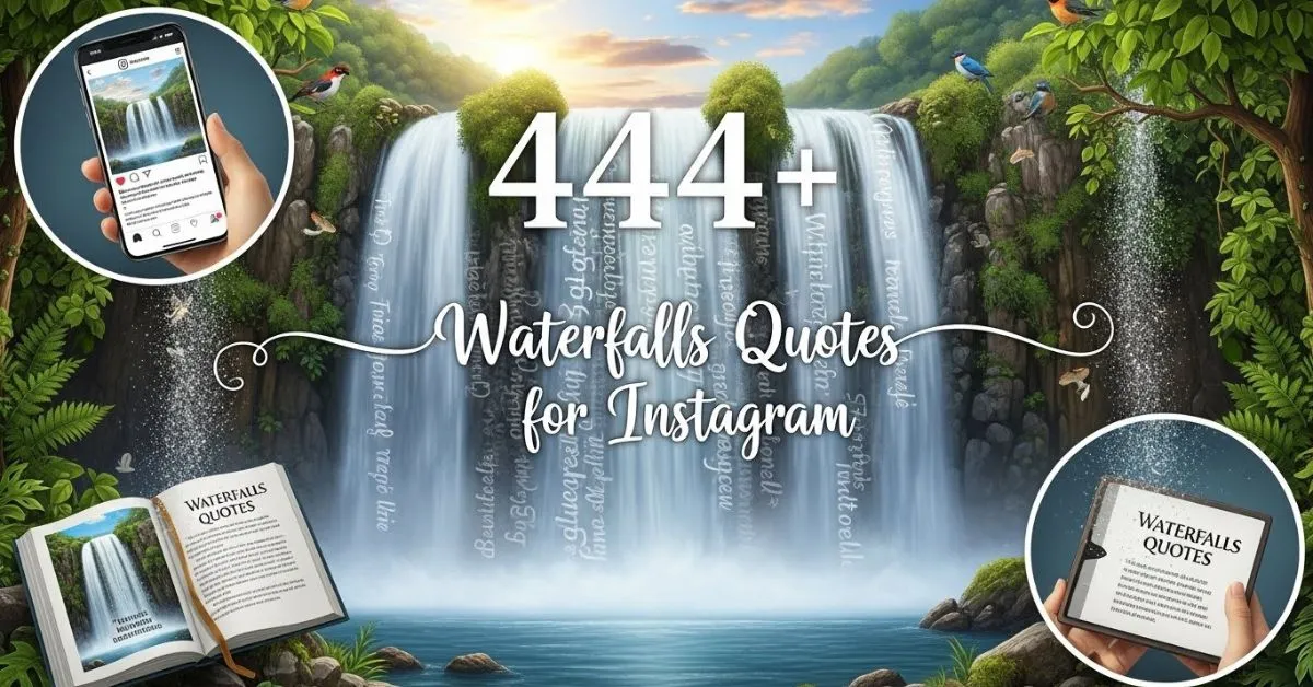 Waterfalls Quotes for Instagram