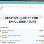 Positive Quotes for Email Signature