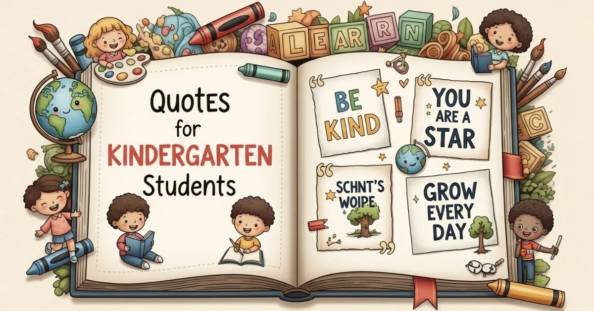 Quotes for Kindergarten Students